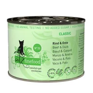 Mokra karma dla kotów - Catz finefood mokra karma dla kota Classic Adult Nr 23 Wołowina i kaczka 6x200 g - miniaturka - grafika 1