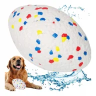 Zabawki dla psów - Zabawka Dla Psa Pływająca Piłka Rugby Idealna Do Wody Aportu Na Lato Lekka - miniaturka - grafika 1