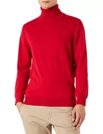 Swetry męskie - Lacoste Sweter męski, czerwony, L - miniaturka - grafika 1