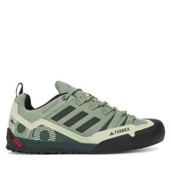 Buty trekkingowe męskie - Trekkingi adidas Terrex Swift Solo 2.0 IH1113 Zielony - miniaturka - grafika 1