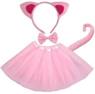Stroje karnawałowe - Strój Przebranie Kostium Kotek Spódniczka Tutu - miniaturka - grafika 1