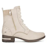 Botki damskie - Trzewiki Mustang 1229-522 BIG Biały - miniaturka - grafika 1