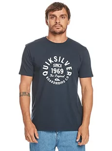 Quiksilver Koszulka męska Basic Blue XS - Koszulki męskie - miniaturka - grafika 1