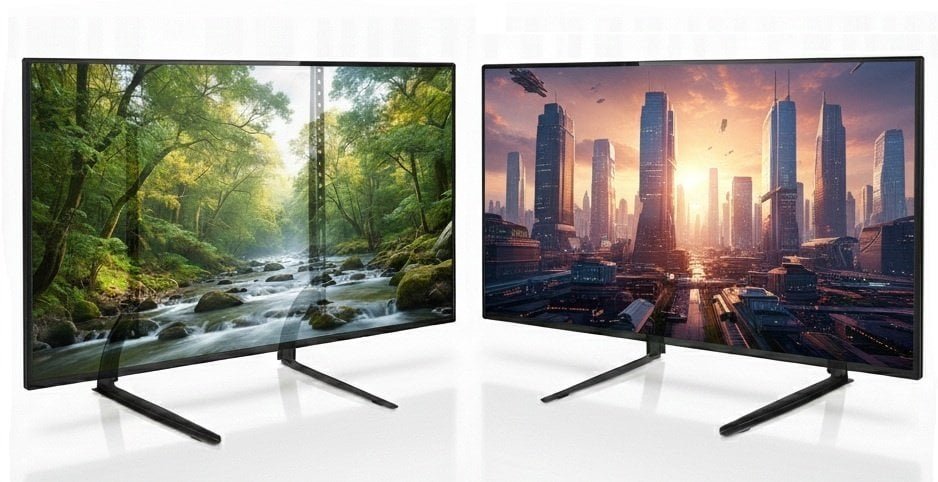 VETOUSON Stojak pod telewizor Podstawa TV Stopa Noga 32-75 cali Mocny Stabilny