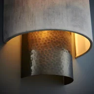 Lampy ścienne - Kinkiet Indara - kolor beżowy, brązowy - 71308 - miniaturka - grafika 1