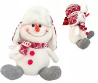 Ozdoby bożonarodzeniowe - Świąteczny Bałwan W Zimowym Stroju Figurka 25Cm673 - miniaturka - grafika 1