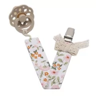 Akcesoria do smoczków - Pom Pom - Zawieszka Do Smoczka Pacifier Holder Boho Flopi Mauve - miniaturka - grafika 1