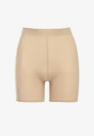 Majtki damskie - Beżowe Gładkie Majtki Modelujące z Wysoką Talią Liperia - miniaturka - grafika 1