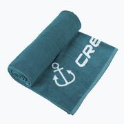 Ręczniki - Cressi Cotton Frame Beach Towel ręcznik plażowy dla dorosłych / wysokiej jakości ręcznik sportowy 90 x 180 cm, turkusowy, 90x180 cm - miniaturka - grafika 1