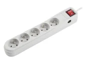 Zasilacze awaryjne UPS - Armac Listwa zasilająca Armac ARC5 szara 5m 5 gniazd A5/SZ/50 A5/SZ/50 - miniaturka - grafika 1