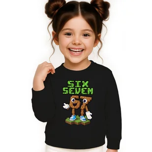 BLUZA DZIECIĘCA 67 SIX SEVEN VIRAL DLA CHŁOPCA DZIEWCZYNKI 134-140 - Bluzy dla dziewczynek BLUZA DZIECIĘCA 67 SIX SEVEN VIRAL DLA CHŁOPCA DZIEWCZYNKI 134-140 - Bluzy dla dziewczynek - miniaturka - grafika 1