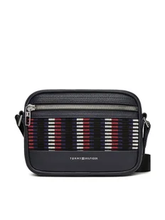 Tommy Hilfiger Saszetka Th Corp Leather Camera AM0AM12722 Granatowy - Nerki - miniaturka - grafika 1