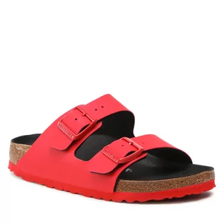 Klapki i japonki damskie - Birkenstock Klapki Arizona 1022389 Icy Active Red - grafika 1