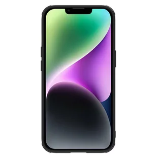 Nillkin Textured S Magnetic Case etui iPhone 14 pokrowiec MagSafe z osłoną na aparat czarny - Etui i futerały do telefonów - miniaturka - grafika 4