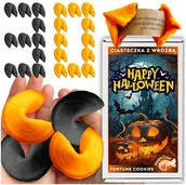 Pieczywo chrupkie - Ciasteczka z wróżbą Halloweenowe straszne dla Gości magia losu upominek 30 - miniaturka - grafika 1