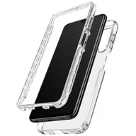 Etui i futerały do telefonów - Etui 360° do Samsunga Galaxy A22 Elastyczny tył i sztywny przedni przezroczysty pokrowiec - miniaturka - grafika 1