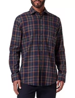 Koszule męskie - Seidensticker Męska koszula z długim rękawem Regular Fit, granatowy, 40 - miniaturka - grafika 1