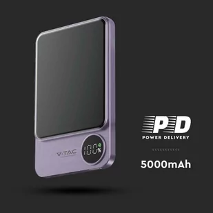 Power V-TAC SKU7851 VT-50005-P - Powerbanki - miniaturka - grafika 2