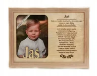 Ramki na zdjęcia - Ramka na zdjęcie JAŚ urodziny imieniny prezent - miniaturka - grafika 1