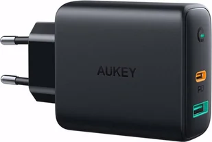 Aukey PA-D1 ultraszybka ładowarka sieciowa 2xUSB Power Delivery 1xUSB A+1xUSB C 5.4A 30W Dynamic Detect - Ładowarki do telefonów - miniaturka - grafika 1