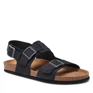 Sandały damskie - Geox Sandały U Sandal Ghita A U159VA 00032 C9999 Black - grafika 1