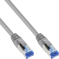 Kable miedziane - InLine Kabel S-FTP Cat.6A 500MHz bezhalogenowy miedziany szary 2m B-76802 - miniaturka - grafika 1