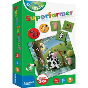 Superfarmer. Wersja podróżna Granna - gra - Gry planszowe - miniaturka - grafika 1