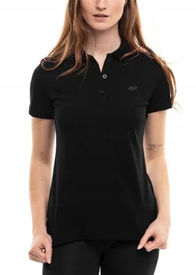 Koszulka Damska Polo 4F T-shirt Bluzka Polówka Sportowa Bawełniana r. M - Bluzki damskie - miniaturka - grafika 1