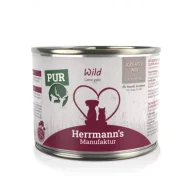 Mokra karma dla psów - Herrmanns Manufaktur Kreativ Mix Wild - 100% dziczyzna 200 g - miniaturka - grafika 1