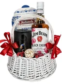 Zestawy upominkowe - Kosz Delikatesowy Wiśniowy Szept - miniaturka - grafika 1