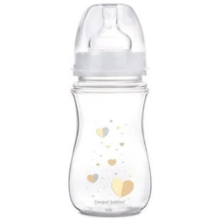 Canpol babies EasyStart Newborn Baby, Butelka antykolkowa, 240 ml, Serduszka - Butelki dla niemowląt - miniaturka - grafika 1