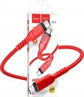 Kable USB - Kabel USB Hoco KABELPRZEWÓD Typ C do Typ C Fast Quick Charge 60 Wat, 3A| 2M Oplot - miniaturka - grafika 1