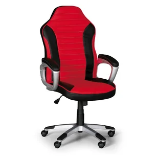 Fotel biurowy, krzesło biurowe B2B Partner Fotel biurowy SPORT, czarno-czerwony NF8225 -black1+red64 - Fotele i krzesła biurowe - miniaturka - grafika 1