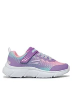 Buty dla dziewczynek - Skechers Sneakersy Go Run 650 302430L/PRMT Fioletowy - miniaturka - grafika 1