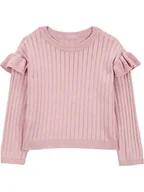 Bluzy i sweterki niemowlęce - carter's Bluza w kolorze jasnoróżowym - miniaturka - grafika 1