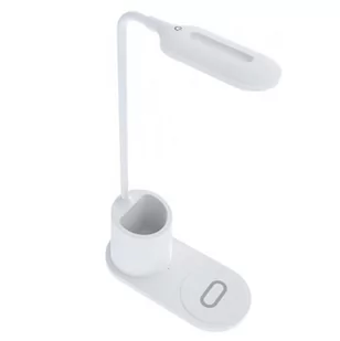Rebeltec Rebeltec Lampka na biurko z ładowarką indukcyjna QI W600 10W High Speed biała 8_2286215 - Lampy stojące - miniaturka - grafika 2