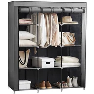 Szafy - Materiałowa Szafa Tekstylna Składana Garderoba Xl Wieszak - miniaturka - grafika 1