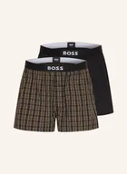 Majtki damskie - Boss Bokserki Tkane, 2 Szt. schwarz - miniaturka - grafika 1