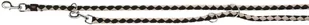 Trixie Smycz regulowana Cavo, L-XL, 2.00 m/o 18 mm, czarno/ srebrne [TX-143620] ZH_05077 - Smycze dla psów - miniaturka - grafika 1
