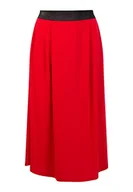 Spódnice - faina spódnica midi damska 19226759, czerwony, M - miniaturka - grafika 1