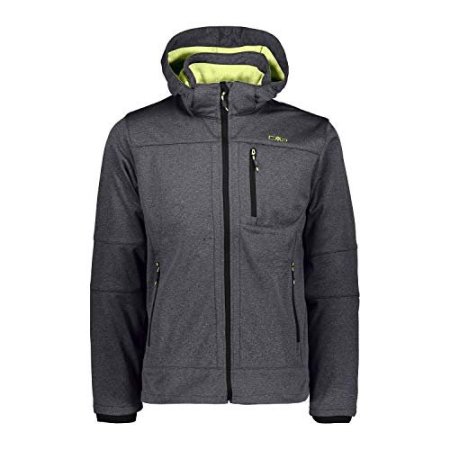 CMP męska kurtka softshell, Asphalt Mel, 50