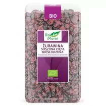 Bio Planet seria FIOLETOWA (owoce suszone) ŻURAWINA SUSZONA CIĘTA NIESŁODZONA BIO 1 kg - 5903900368018 - Owoce świeże i suszone - miniaturka - grafika 1