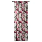 Zasłony - Zasłona z taśmą PIVOINE 140 x 260 cm, kolor - miniaturka - grafika 1