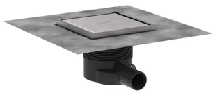 Hansgrohe RainDrain Brilliance - Odpływ punktowy 15x15 cm, stal nierdzewna szczotkowana 56251800 - Odpływy liniowe - miniaturka - grafika 1