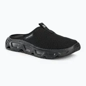 Sport OUTLET - Klapki męskie Salomon Reelax Slide 6.0 black/black/alloy - miniaturka - grafika 1