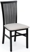 Krzesła - Drewniane klasyczne krzesło czarny + beżowy A4-Z51 - miniaturka - grafika 1
