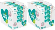 Chusteczki nawilżane - Pampers Chusteczki nawilżane Sensitive 30x80szt. - miniaturka - grafika 1