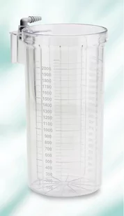 Kontener wielorazowy do wkładów jednorazowych SERRES 1000ml/2000ml/3000ml Zbiornik wielokrotnego użytku do wkładów ssących - Akcesoria medyczne - miniaturka - grafika 2