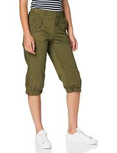 VERO MODA Damskie spodnie Vmkhloe Mr Pocket Zip Knickers khaki, Green Milieu, S - Spodnie damskie - miniaturka - grafika 1