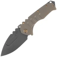 Noże - Nóż składany Medford Praetorian T DP ''Old-Shool Bronze'' Titanium, Bronze HW/Clip, Black DLC S45VN by Greg Medford (MK0124PD-36A1-T1C1-BP) - miniaturka - grafika 1